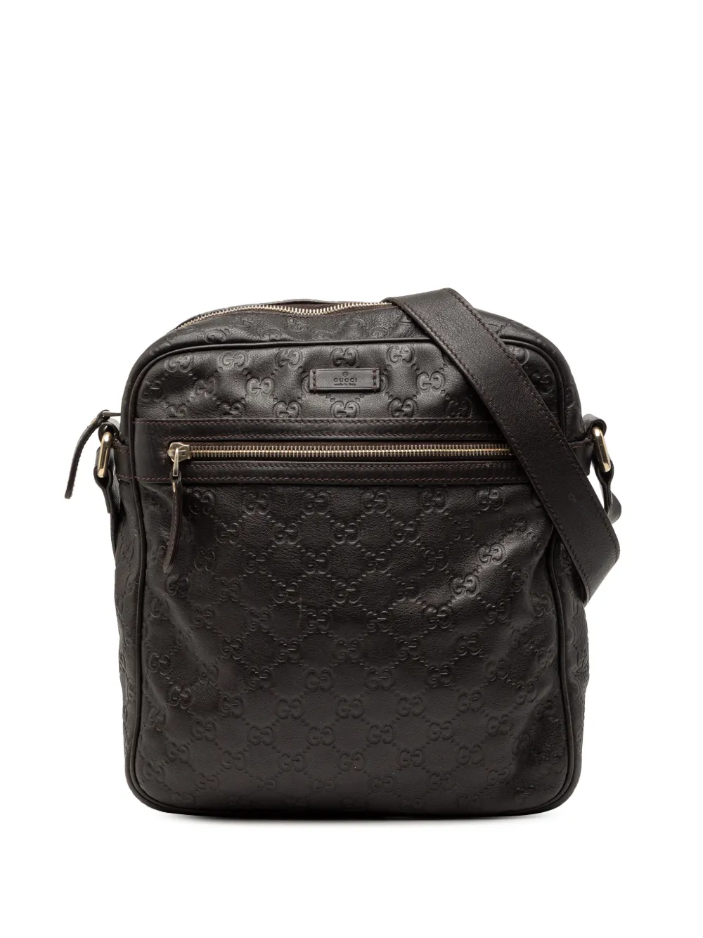 Gucci Pre-Owned 2000-2015 Guccissima crossbody bag - Marrone