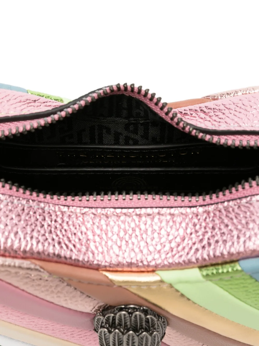 Kensington Heart Striped Crossbody Bag