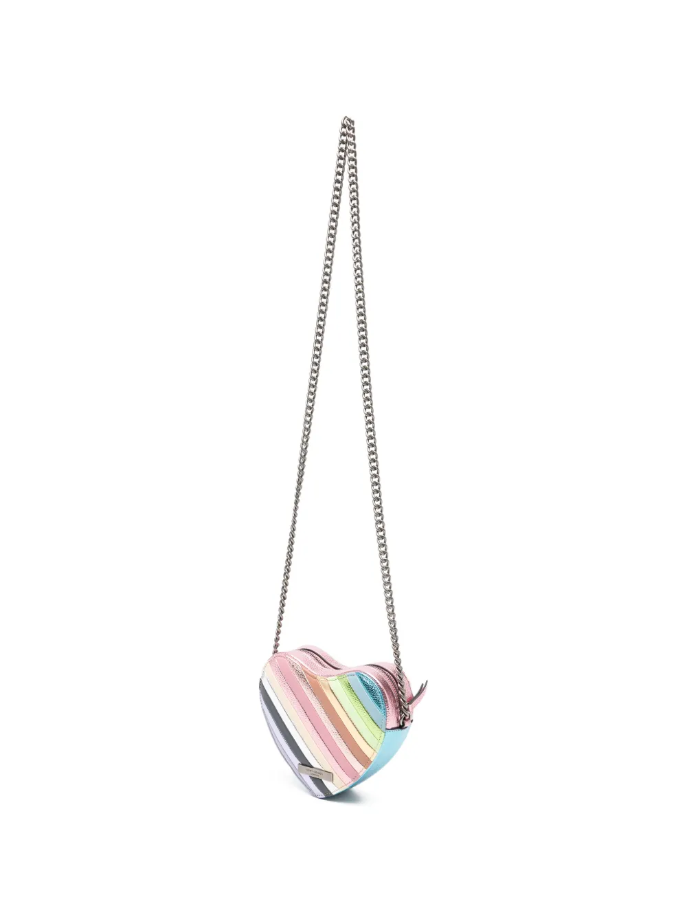 Kensington Heart Striped Crossbody Bag