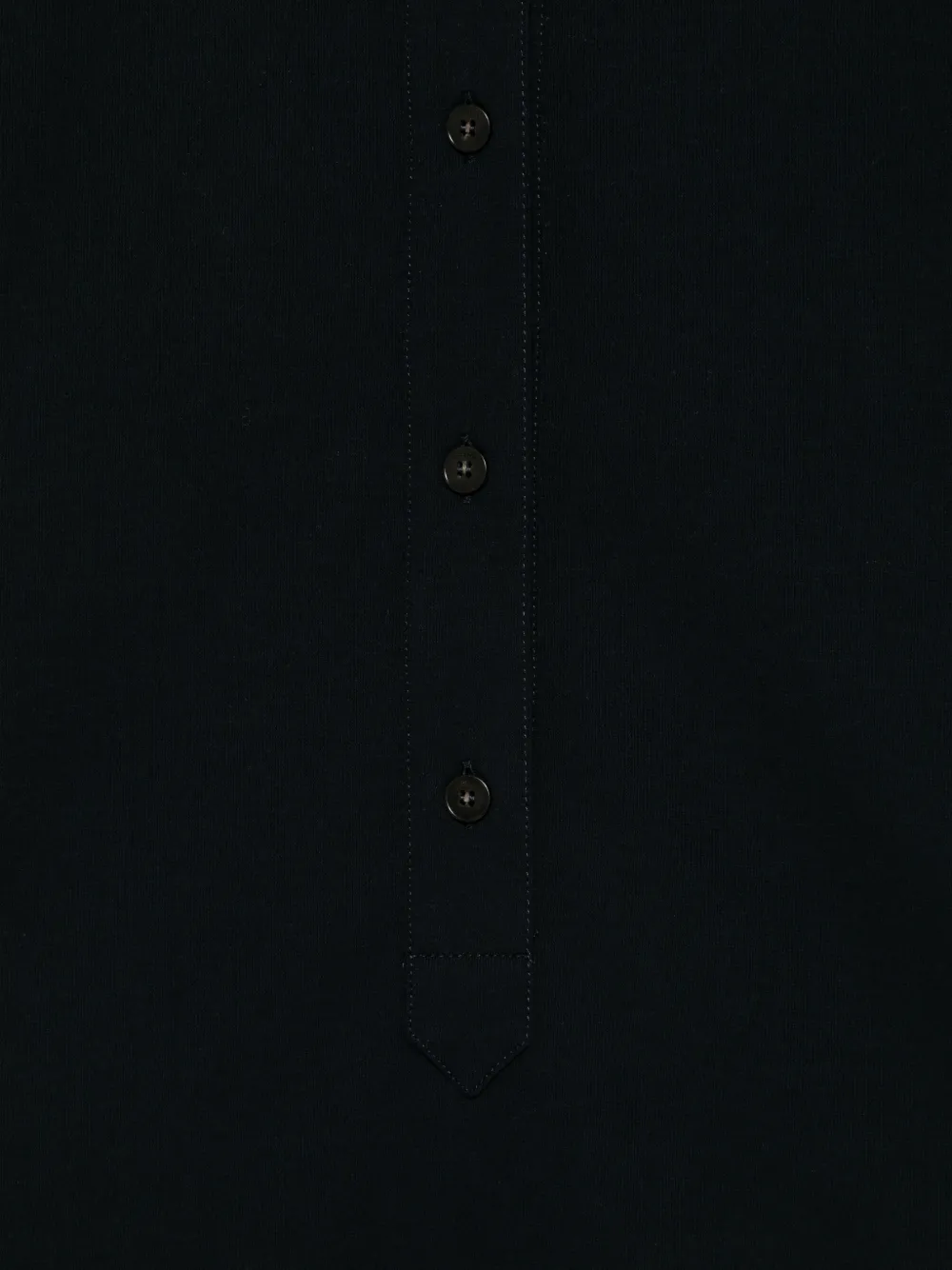 Zanone Polotop met knopen Blauw