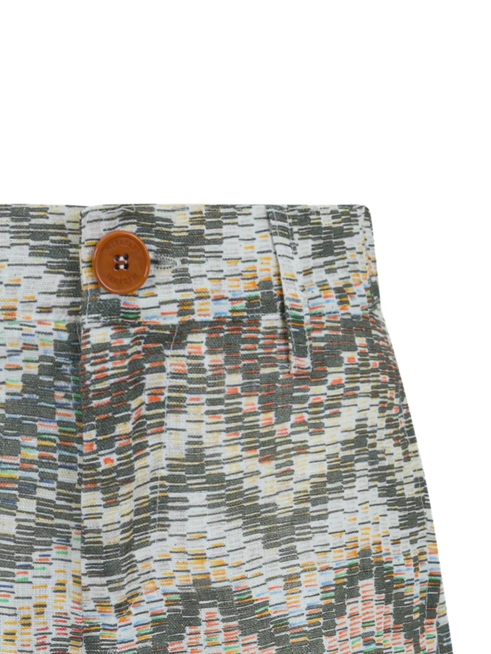 Missoni Kids Shorts met zigzagpatroon Grijs