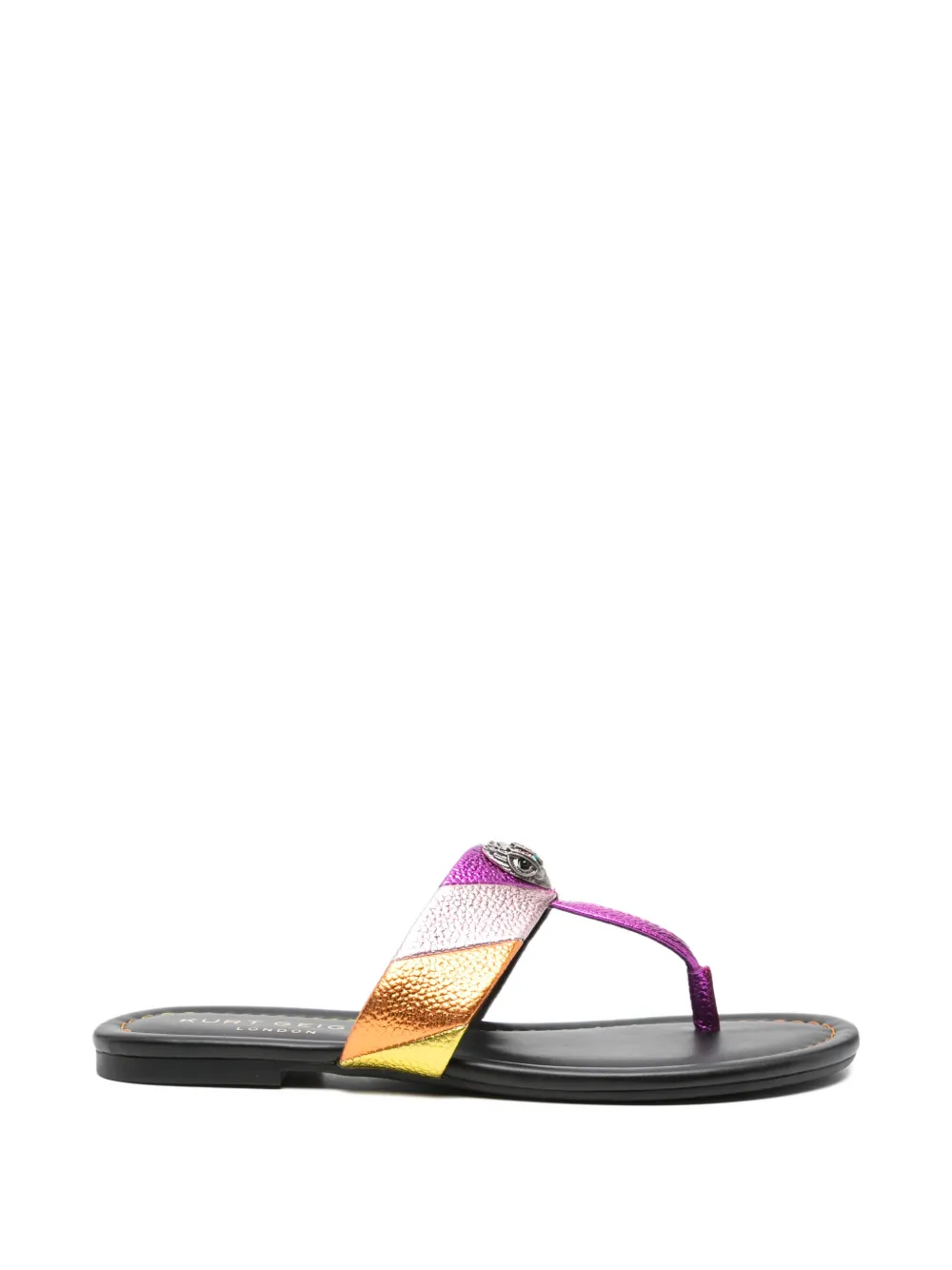 Kurt Geiger Sandalen met metallic-applicatie Paars