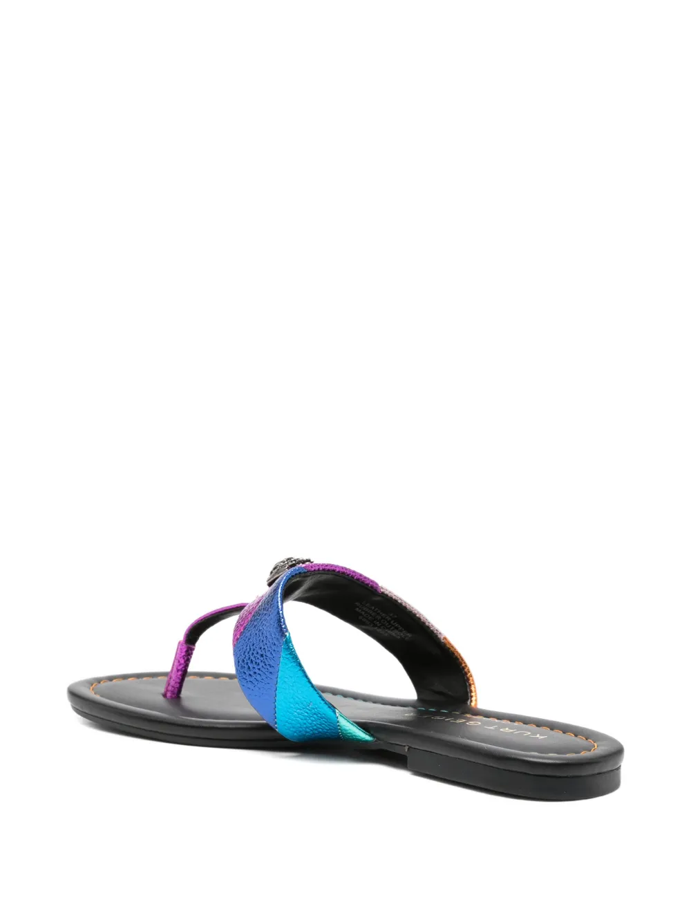 Kurt Geiger Sandalen met metallic-applicatie Paars