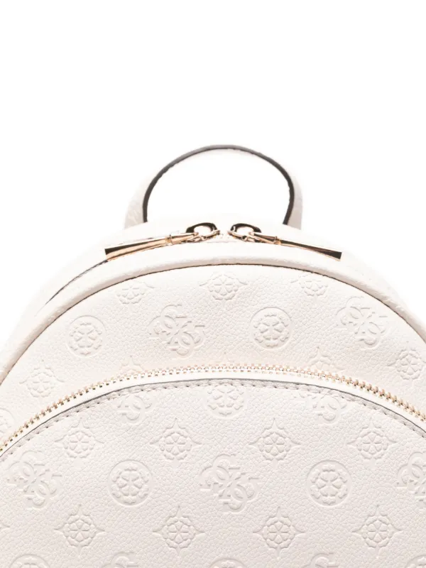 Guess White Embossed Logo Backpack Guess | Bags | Guess White Embossed Logo Backpack | Poshmark main image 2