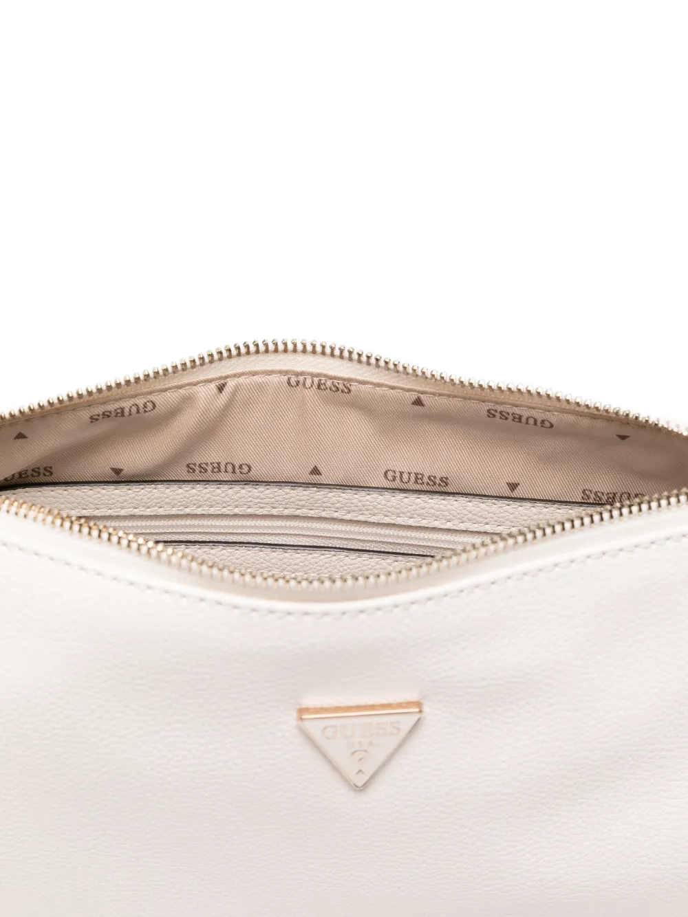 GUESS USA Schoudertas met gevlochten handgreep Wit