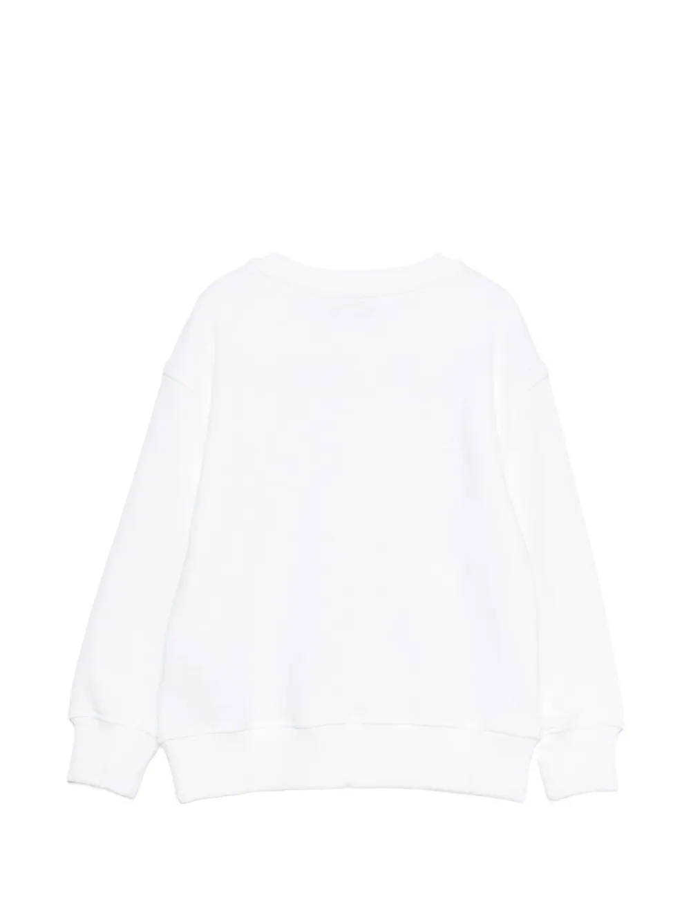 Moschino Kids Sweater met teddybeerprint Wit