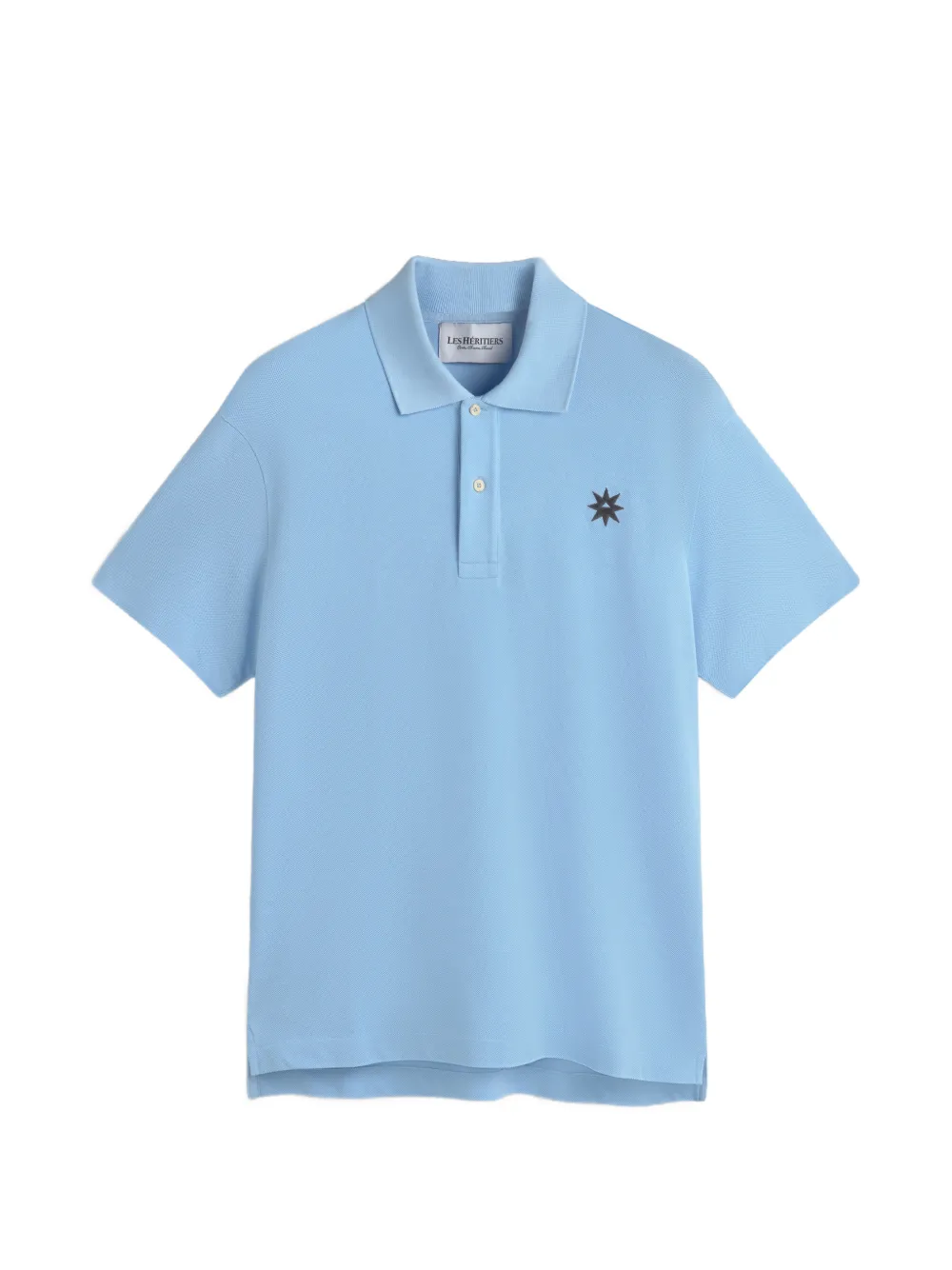 LES HÉRITIERS chest-detail polo shirt - Blu