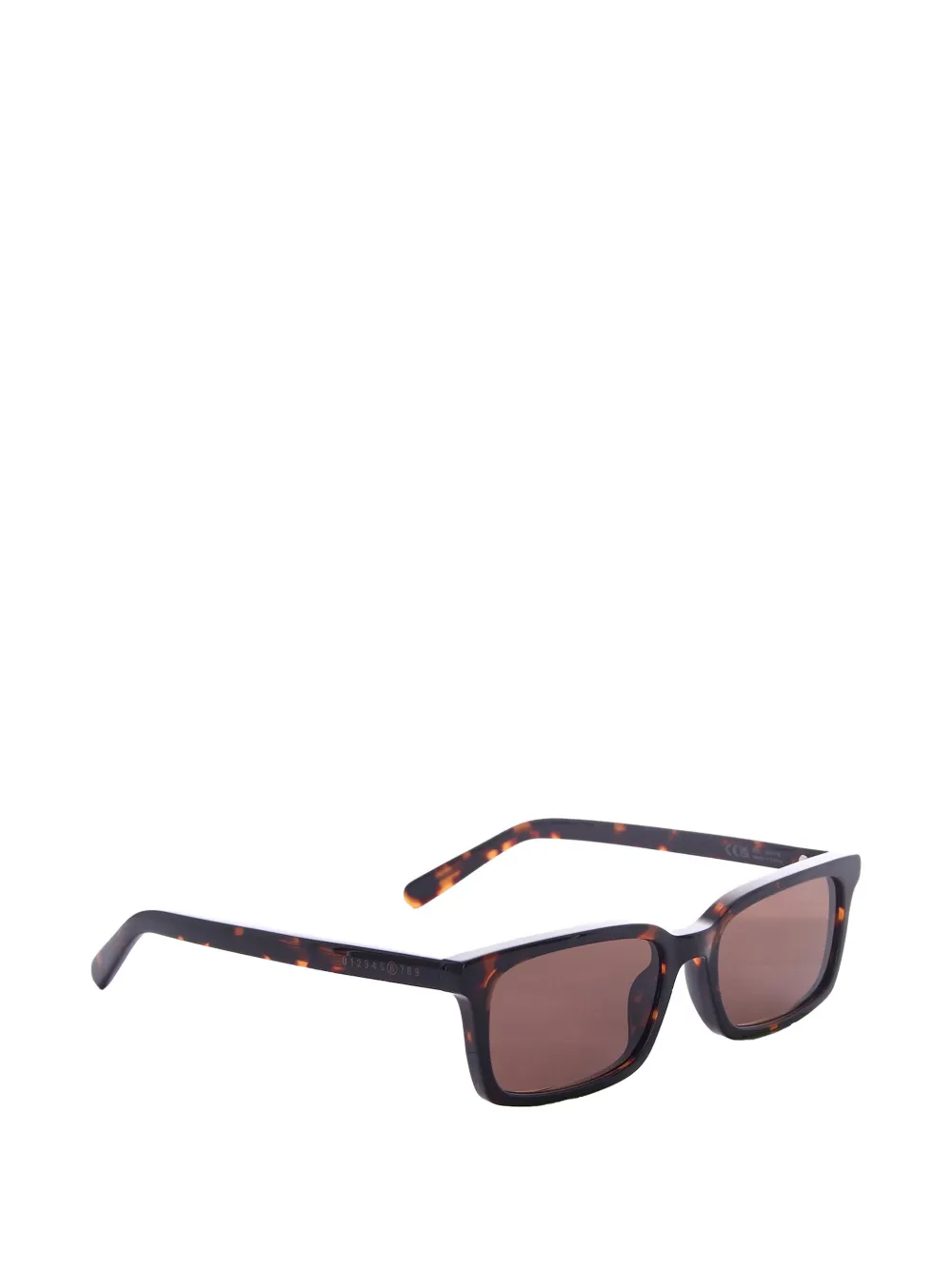  Mm6 Maison Margiela Rectangle Sunglasses - Brown 