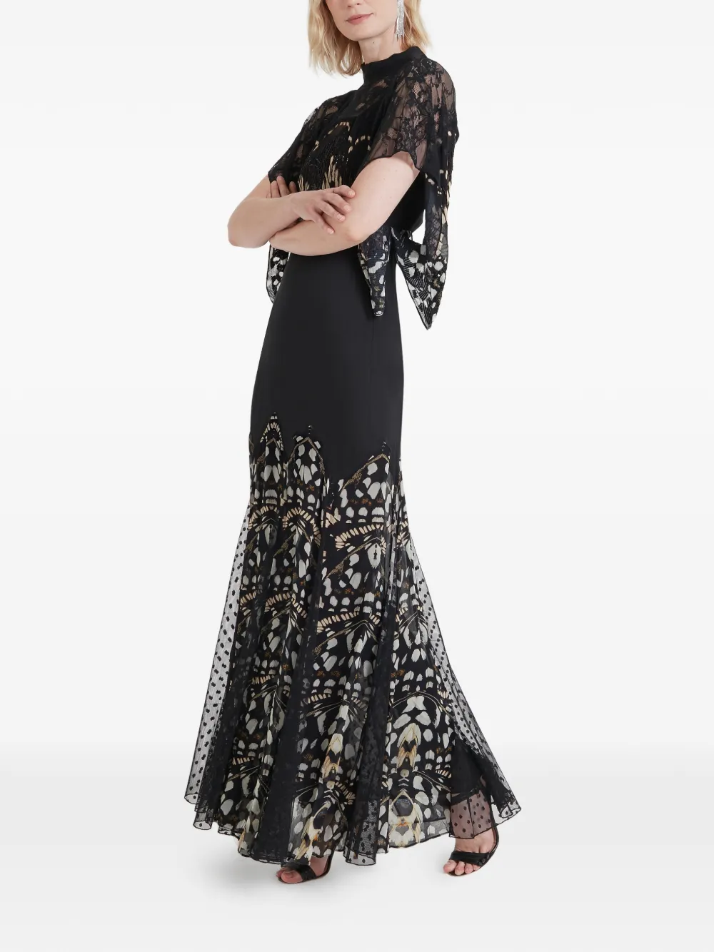 Temperley London Emperor jurk Zwart