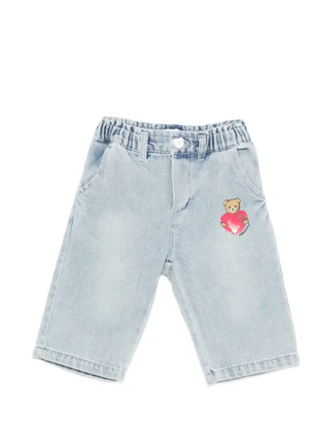 Moschino Kids teddy graphic trousers