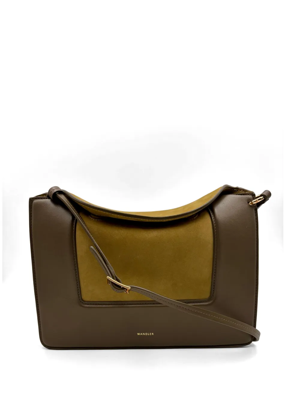 Wandler Crossbodytas met logodetail Groen