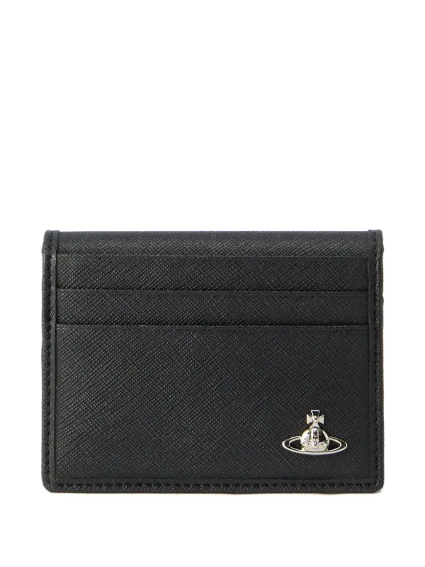 Vivienne Westwood Bi-fold Card Holder in Black