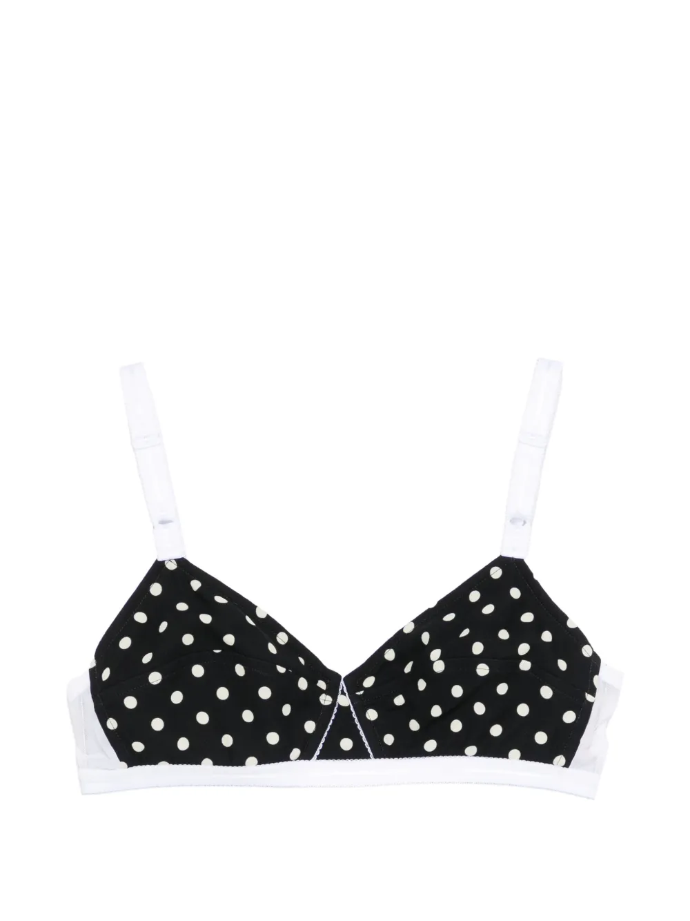 Nº21 polka-dot bra - Nero