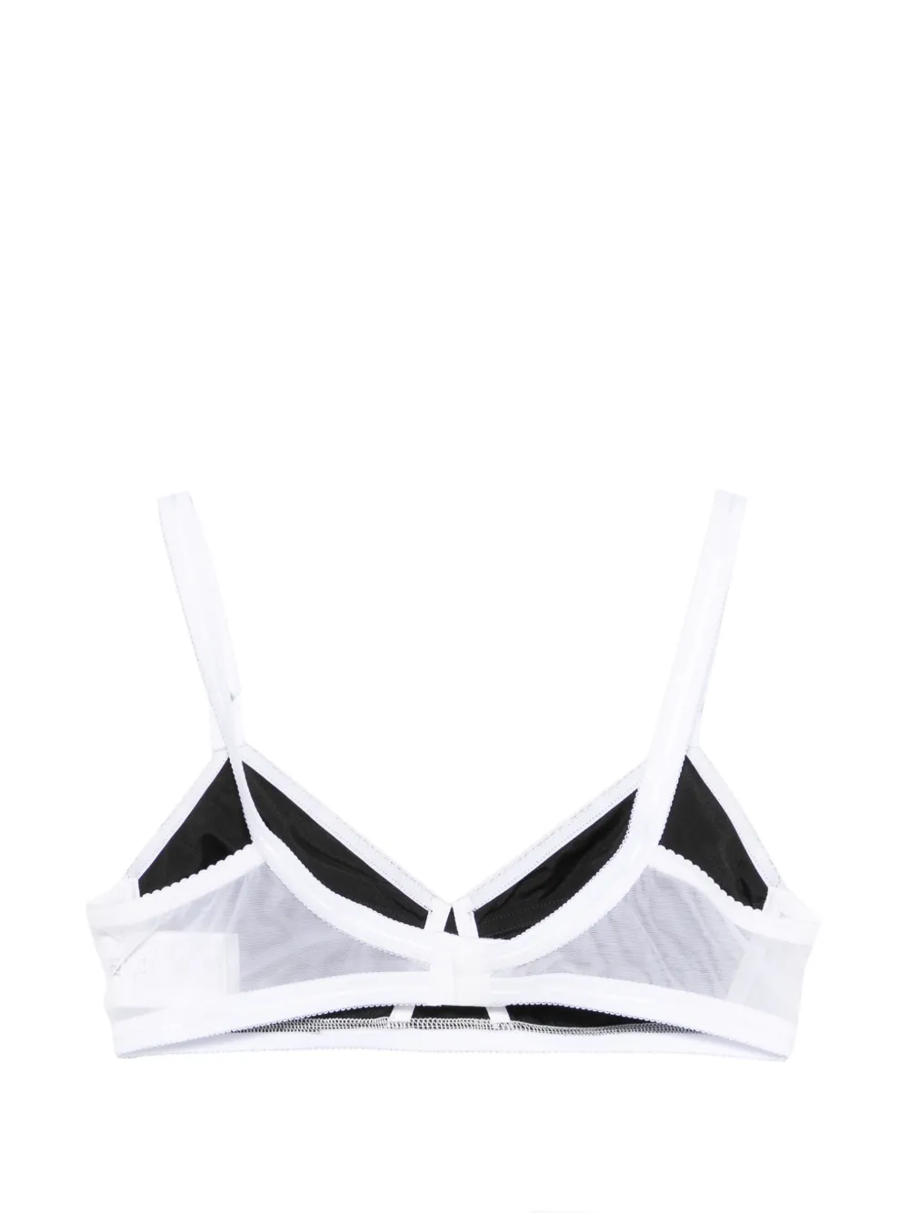  Nº21 Polka-dot Bra - Black 