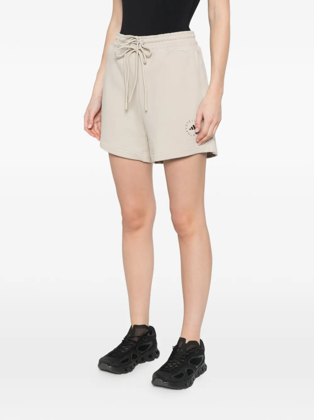 adidas by Stella McCartney Shorts met trekkoord Beige