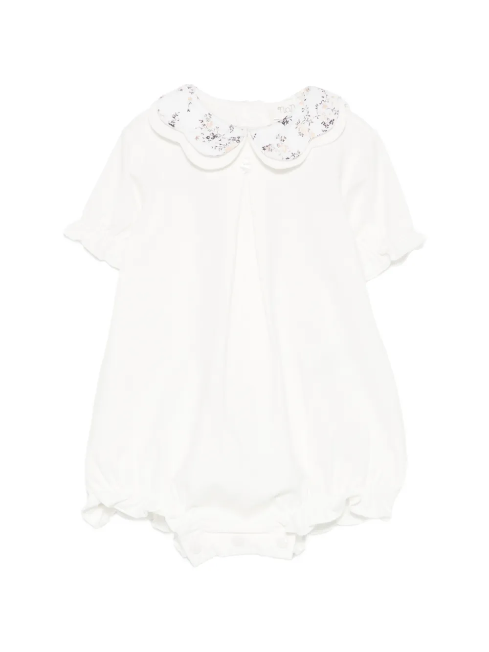 NANAN Body con colletto a fiori - Bianco