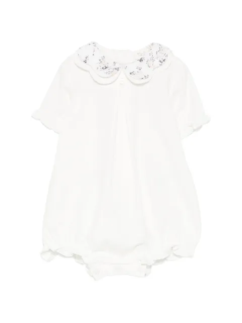 NANAN floral collar babygrow