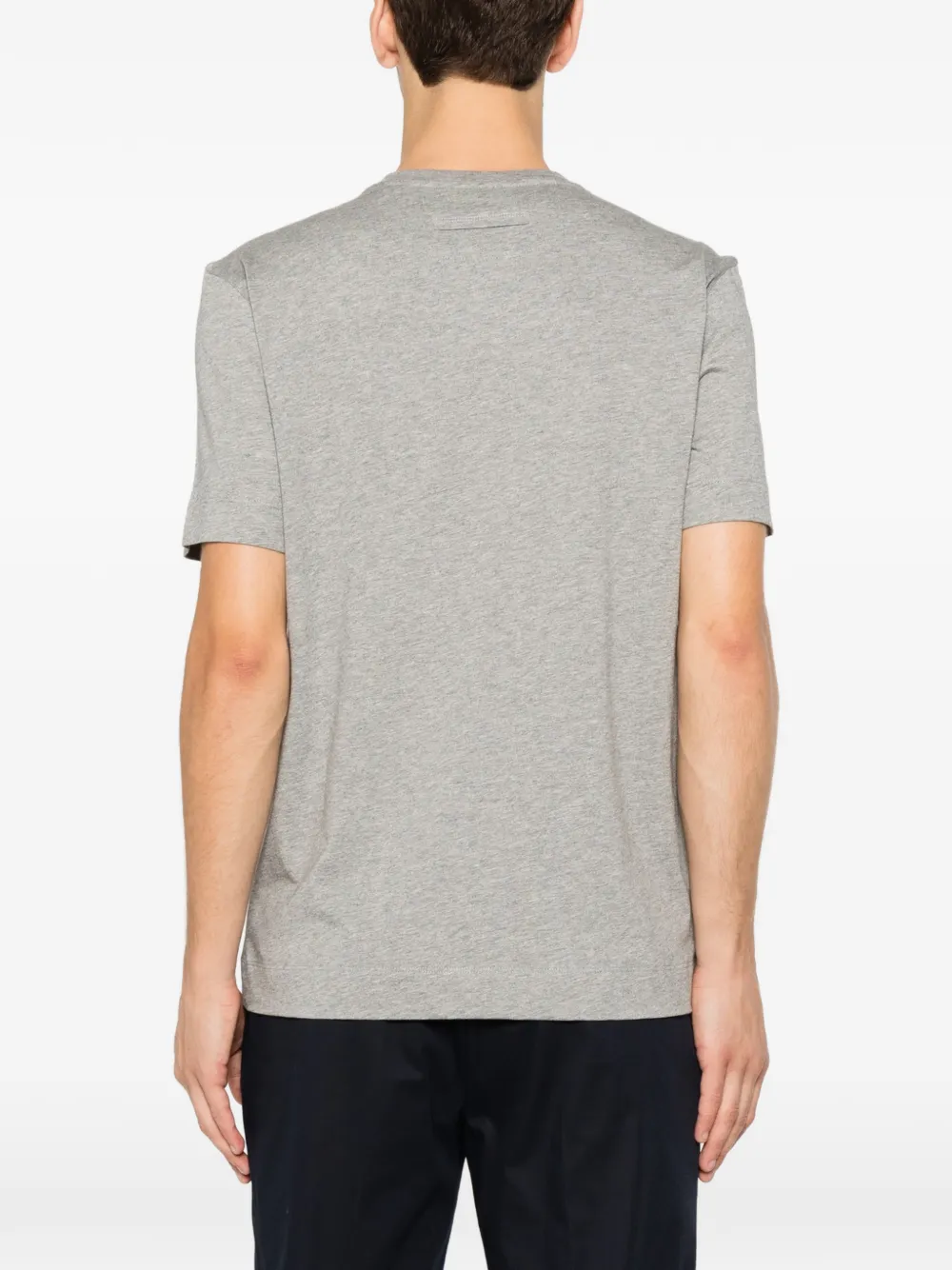 Zegna T-shirt met korte mouwen Grijs