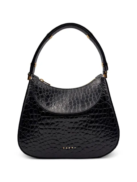Marni small Milano crocodile-effect tote bag