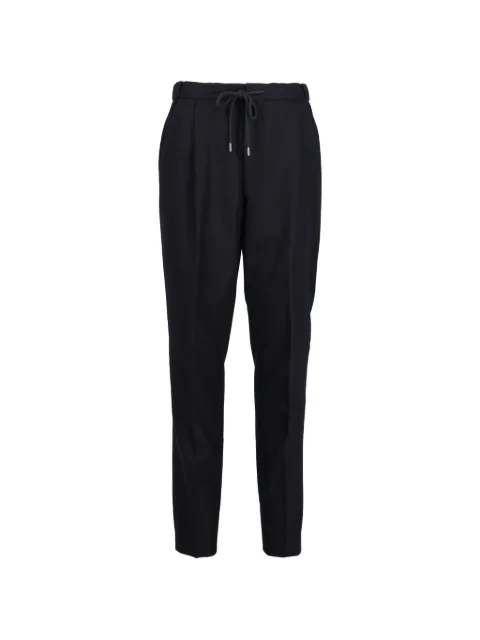 Vintage pleated drawstring trousers