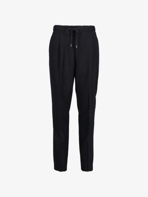 Vintage pleated drawstring trousers