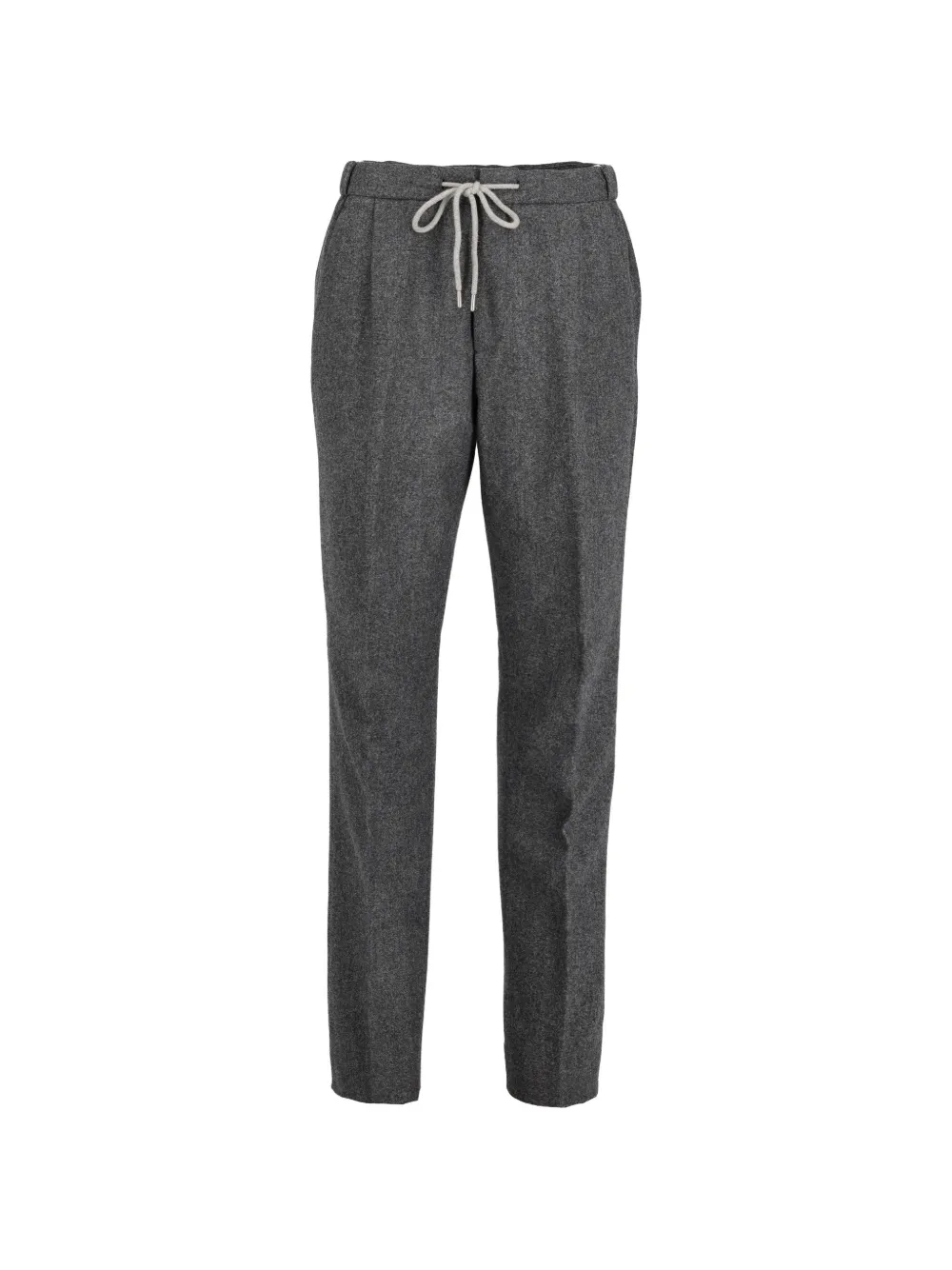 Vintage drawstring-waist trousers - Grigio