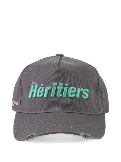 LES HÉRITIERS logo-embroidered baseball cap