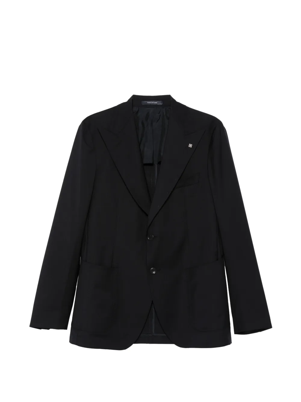 Tagliatore pin-lapel virgin-wool jacket - Nero