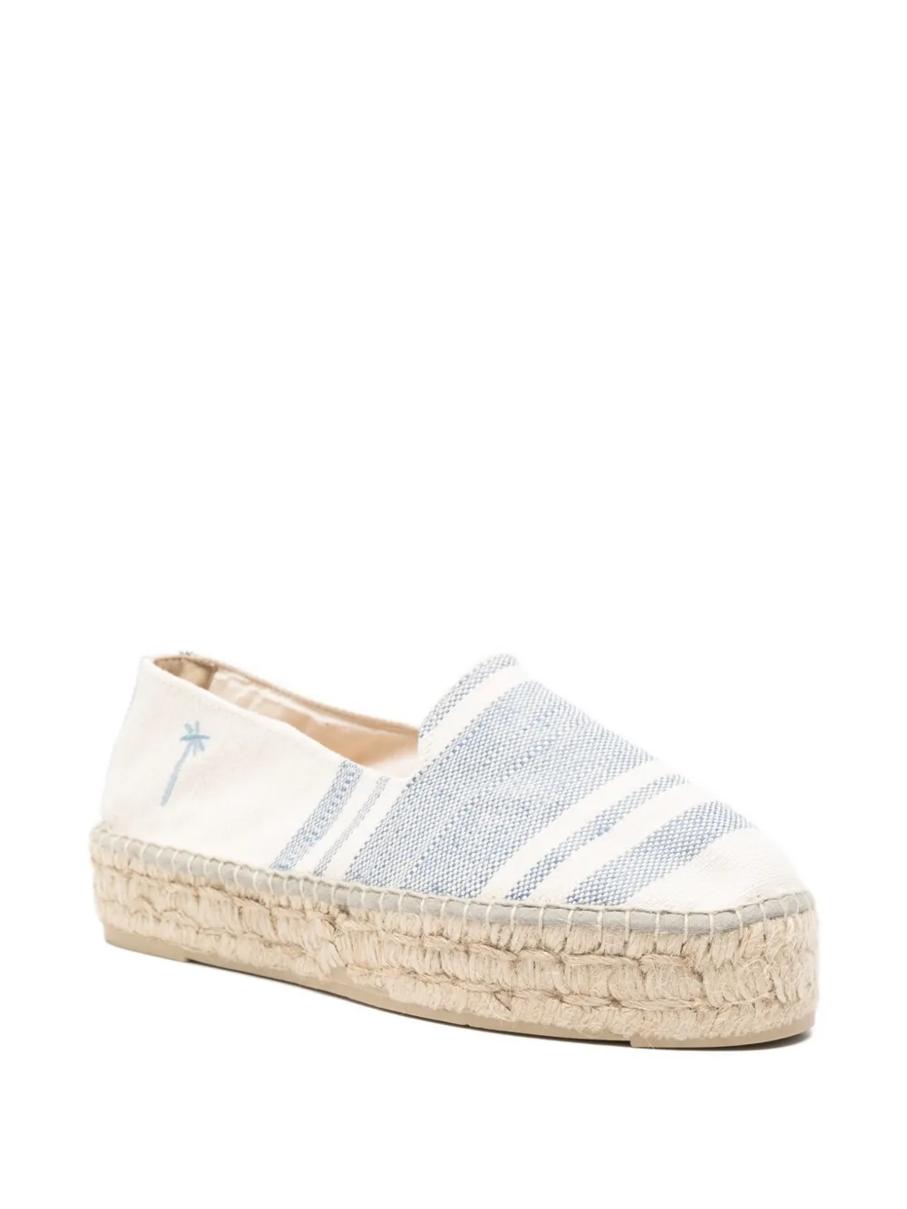 Manebi striped espadrilles Beige