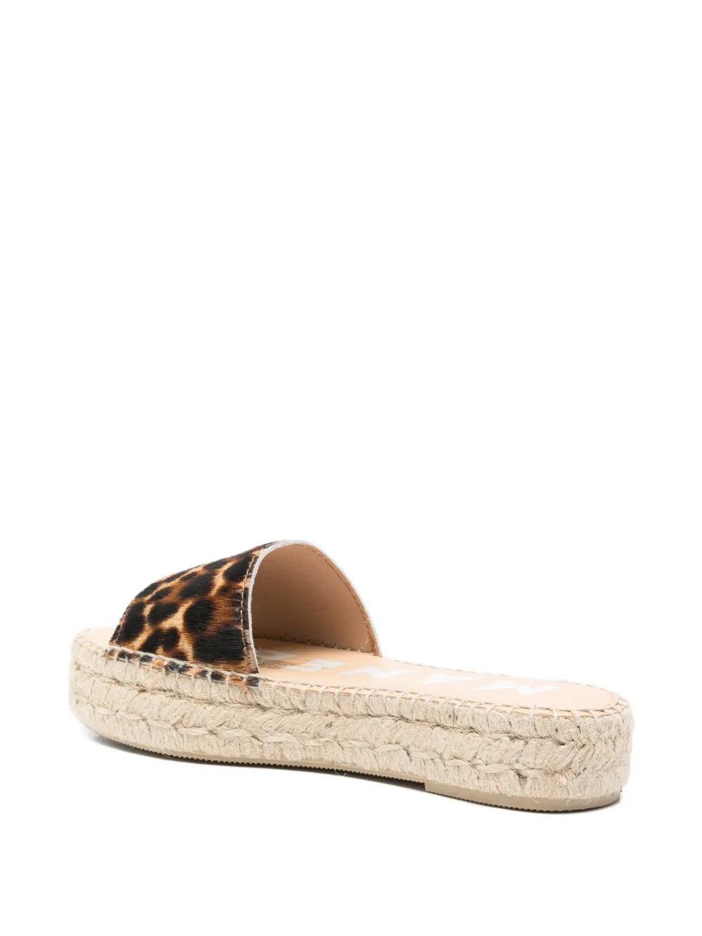 Manebi leopard-print espadrilles Beige