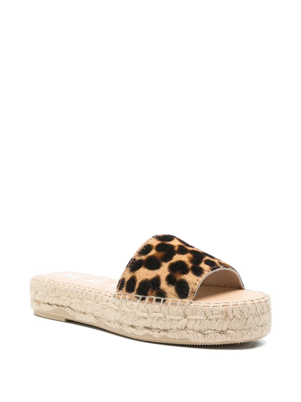 Manebi leopard-print espadrilles Beige