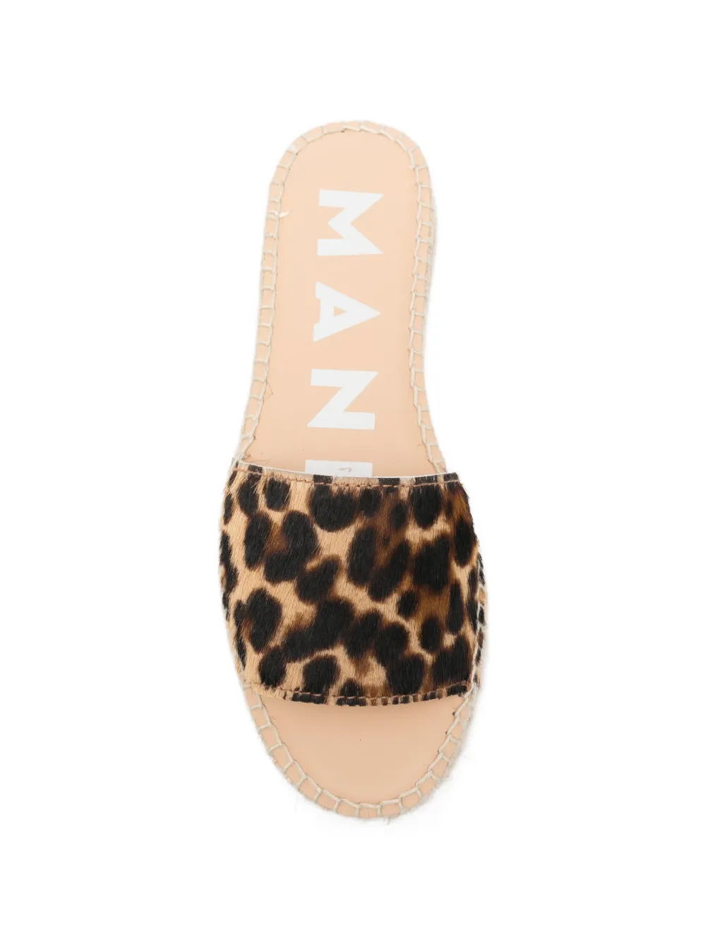 Manebi leopard-print espadrilles Beige