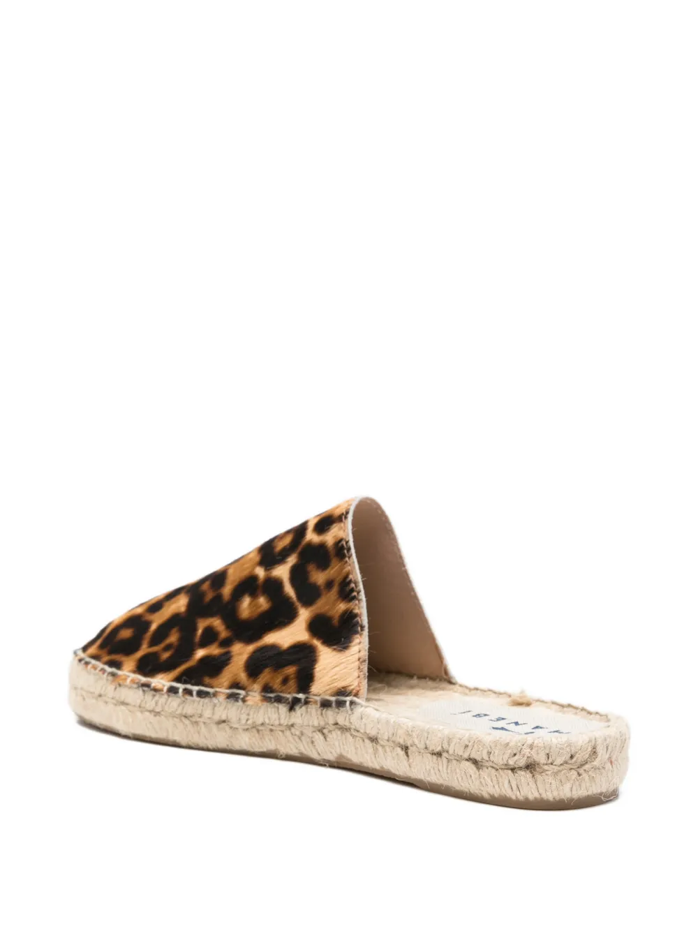  Manebi Mules Con Estampado De Leopardo - Marrón 
