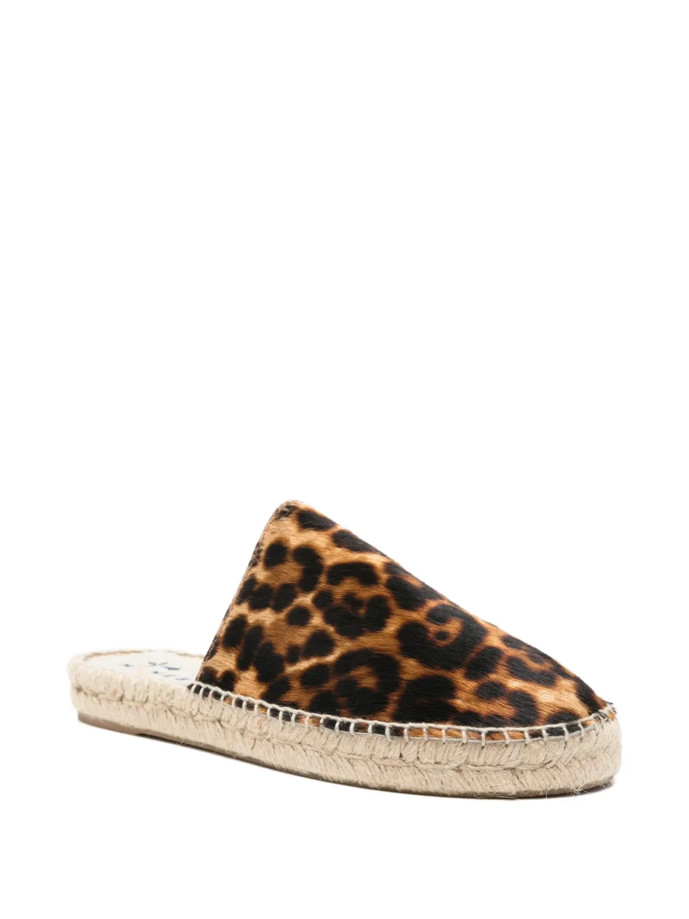 Manebi Mules Con Estampado De Leopardo - Marrón 