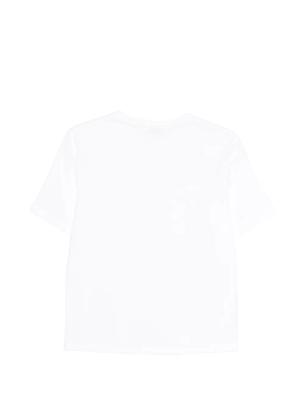 Le Tricot Perugia T-shirt met ronde hals Wit