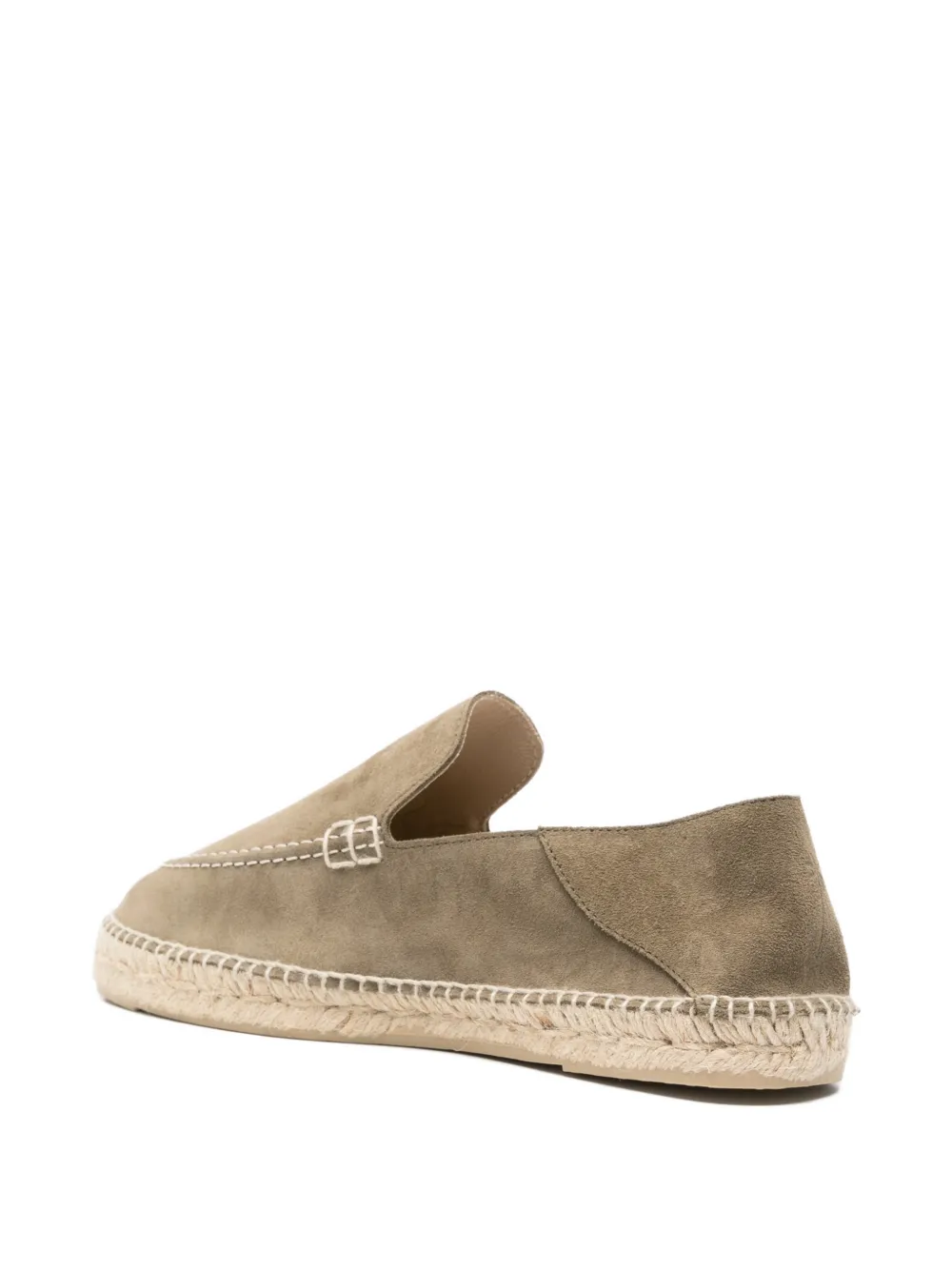 Manebi Platte espadrilles Bruin