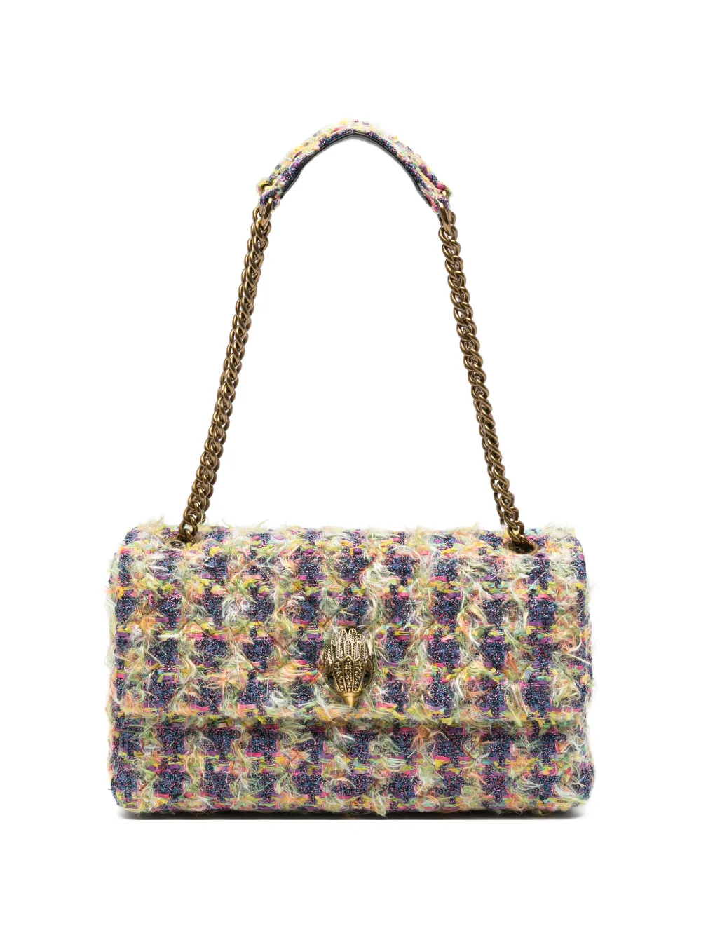 Kurt Geiger XXL Kensington flap shoulder bag - Blu