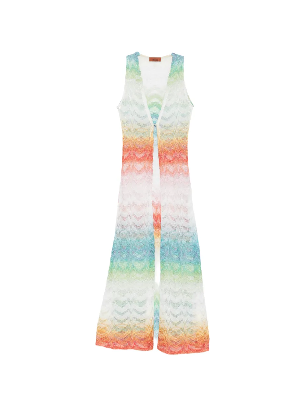 Missoni V-neck sleeveless tunic - Bianco