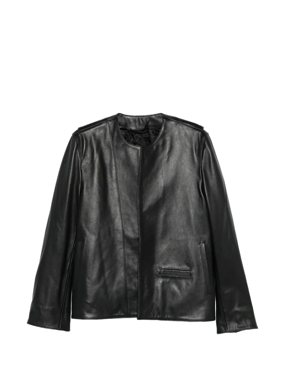 TOTEME collarless pocket jacket - Schwarz