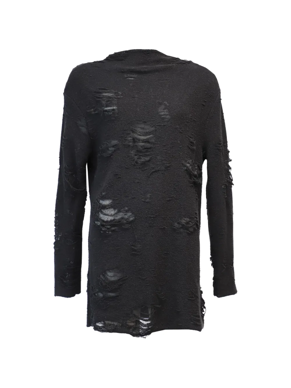 IRO x Anja Rubik Iriza distressed mini dress - Nero