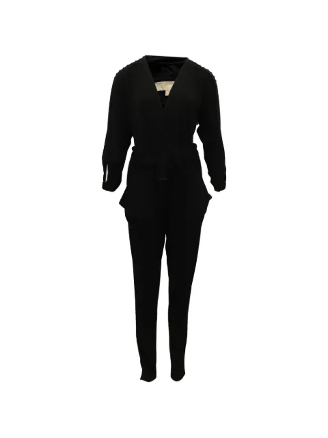 Michael Kors Vintage jumpsuit con moño en la cintura y apliques