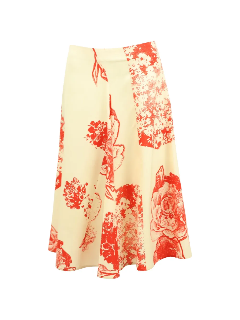 Stella McCartney Pre-Owned floral midi skirt - Toni neutri
