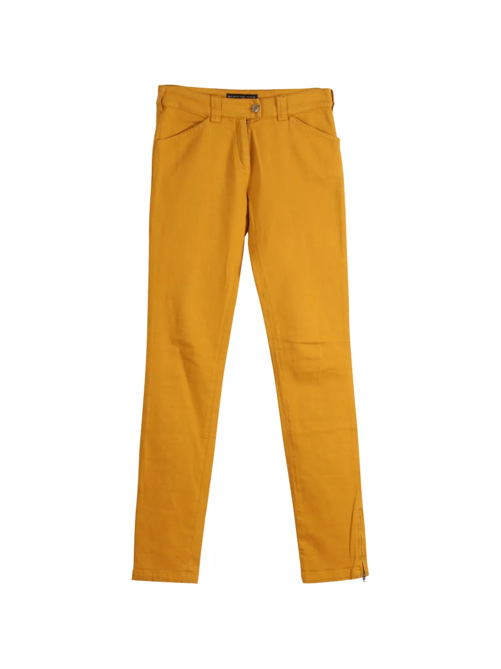 Balenciaga Pre-Owned cotton denim trousers - Giallo