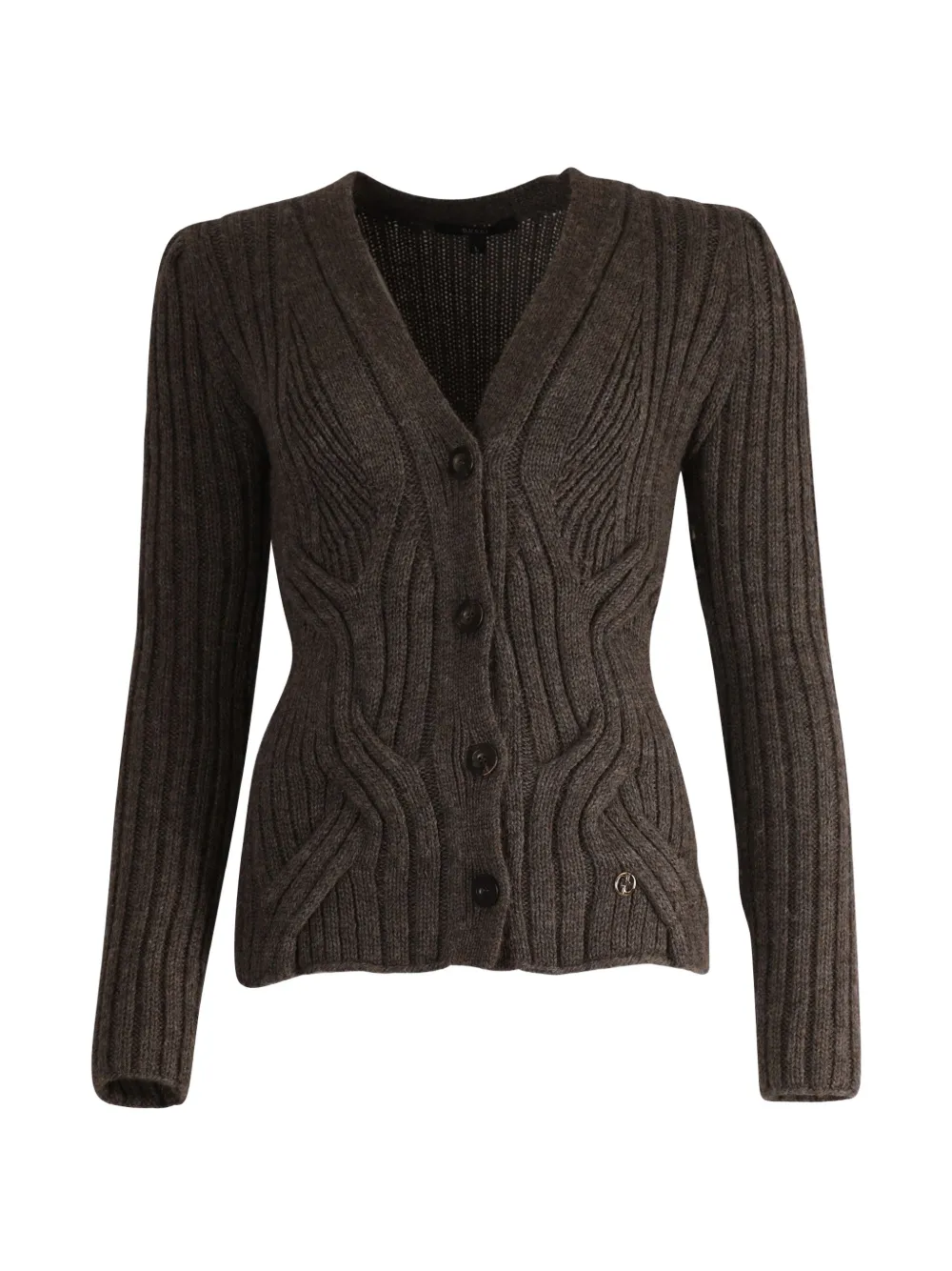 Gucci Pre-Owned fitted knit cardigan - Marrone