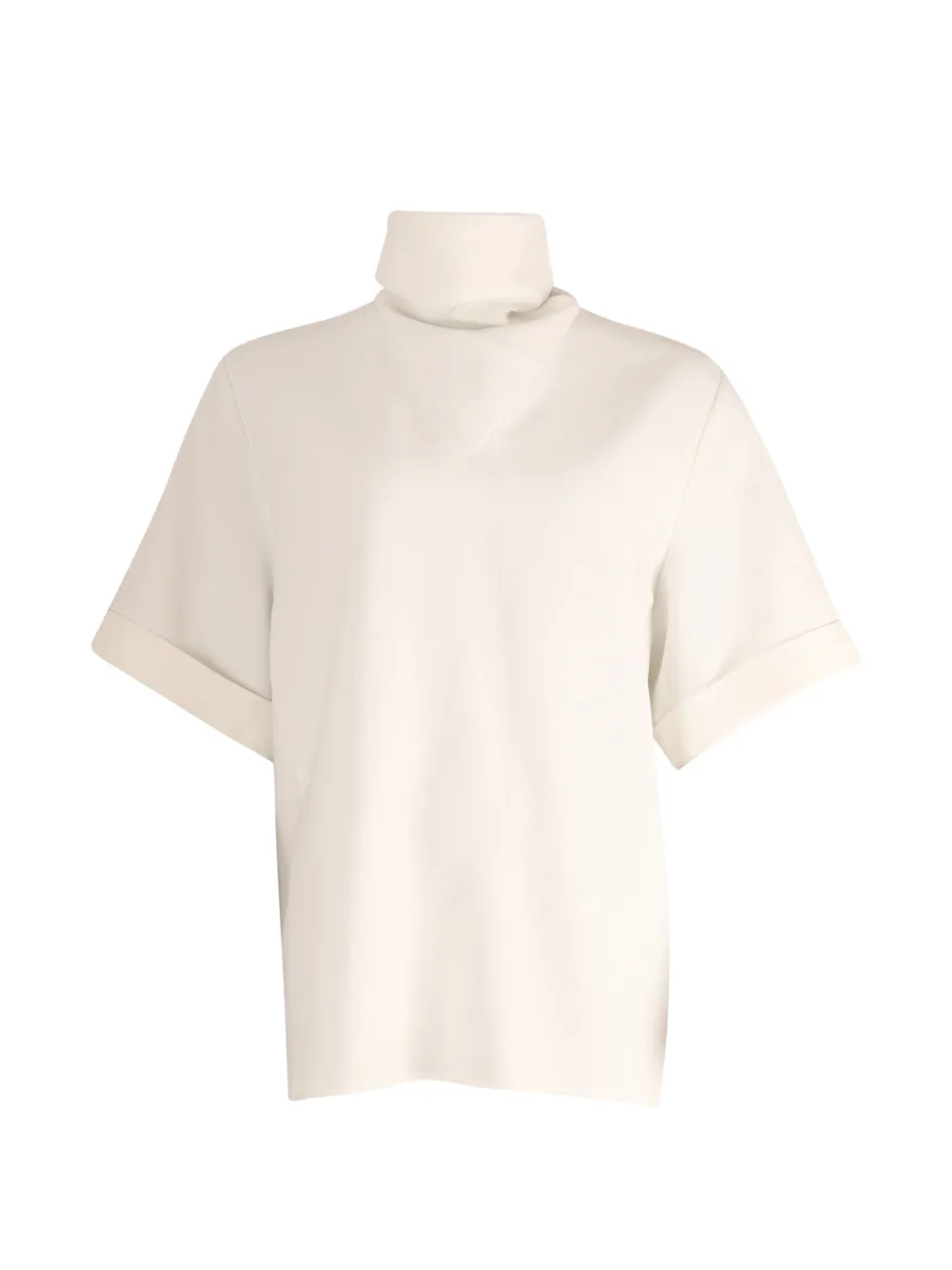 Pre-owned Ellery Hopper Cowl Top In White