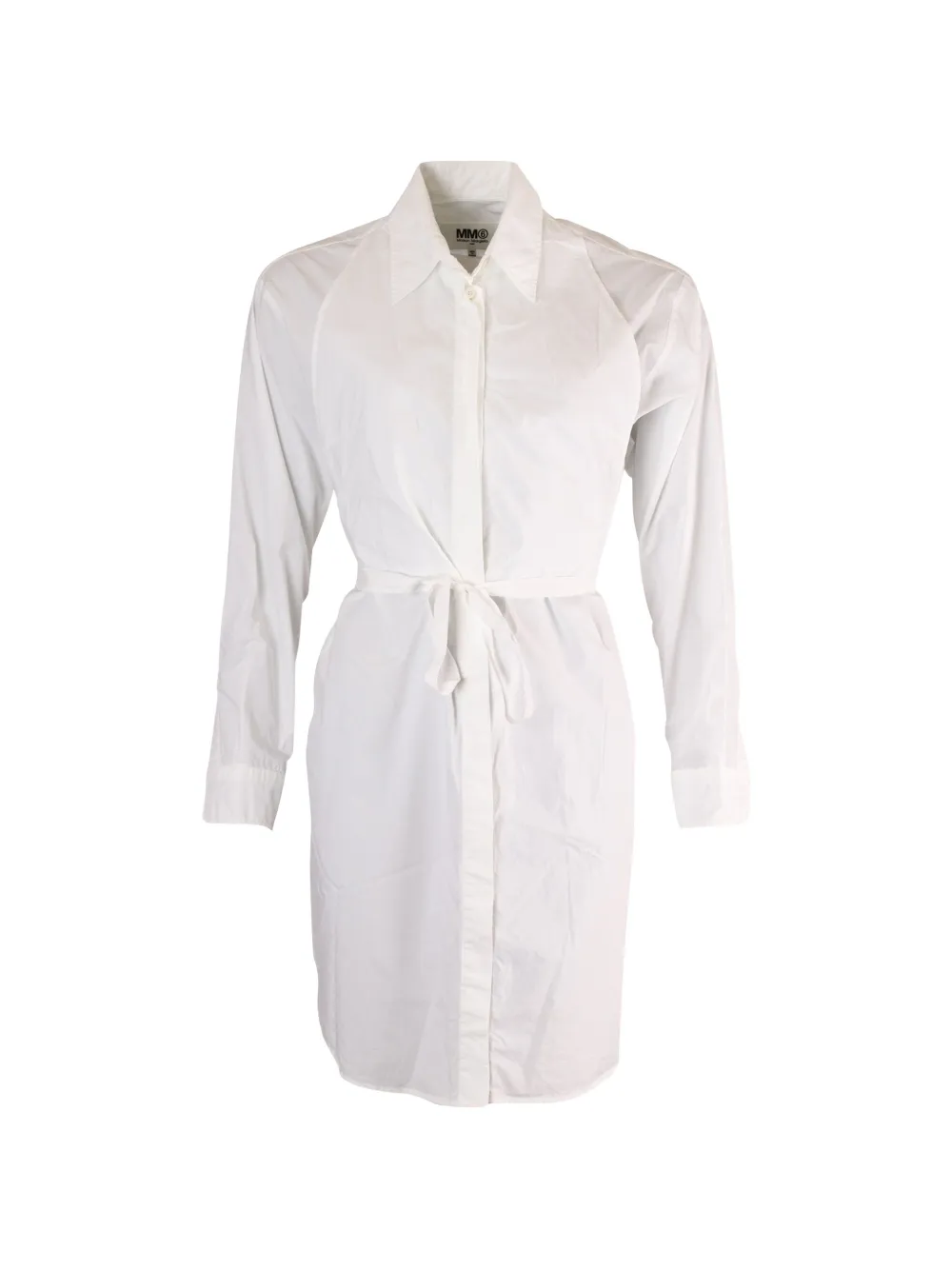 Maison Margiela long-sleeved midi shirt dress - Bianco