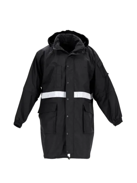 Balenciaga Pre-Owned zip front stripe parka