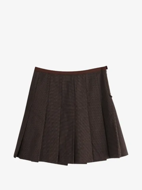 Marc Jacobs Vintage falda de lana con pliegues