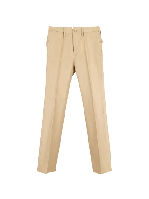 Gucci Pre-Owned pleated buttoned chino trousers