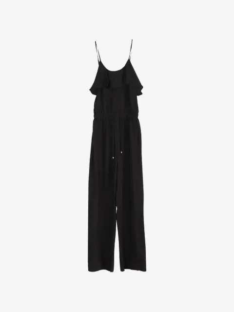 Michael Kors Vintage ruffled drawstring jumpsuit